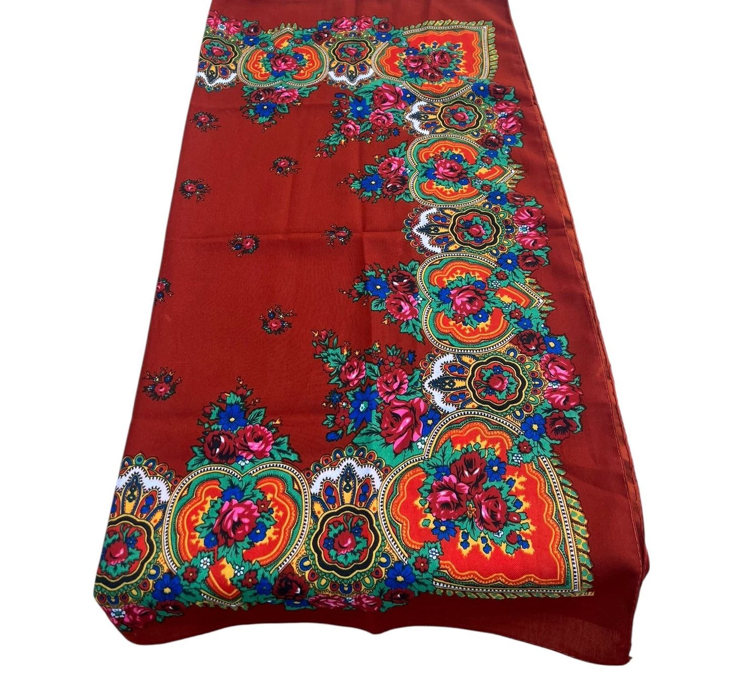 Short Vintage Print Tichels