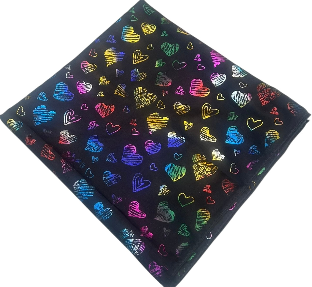 Lightweight Metallic Hearts Patterns