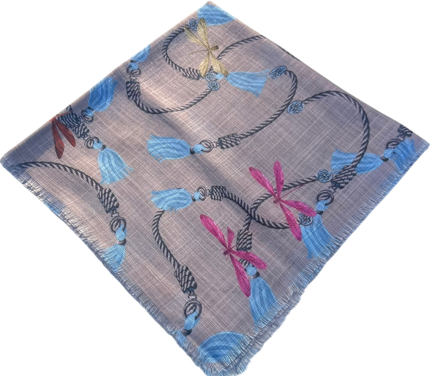 Tassels and Wings Scarf