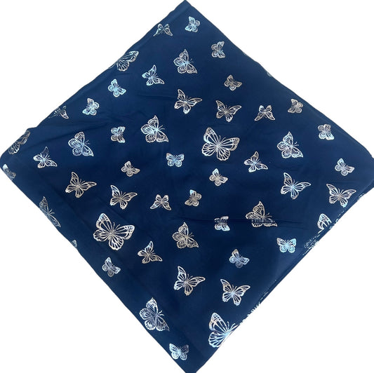 Lightweight Metallic Butterflies Patterns