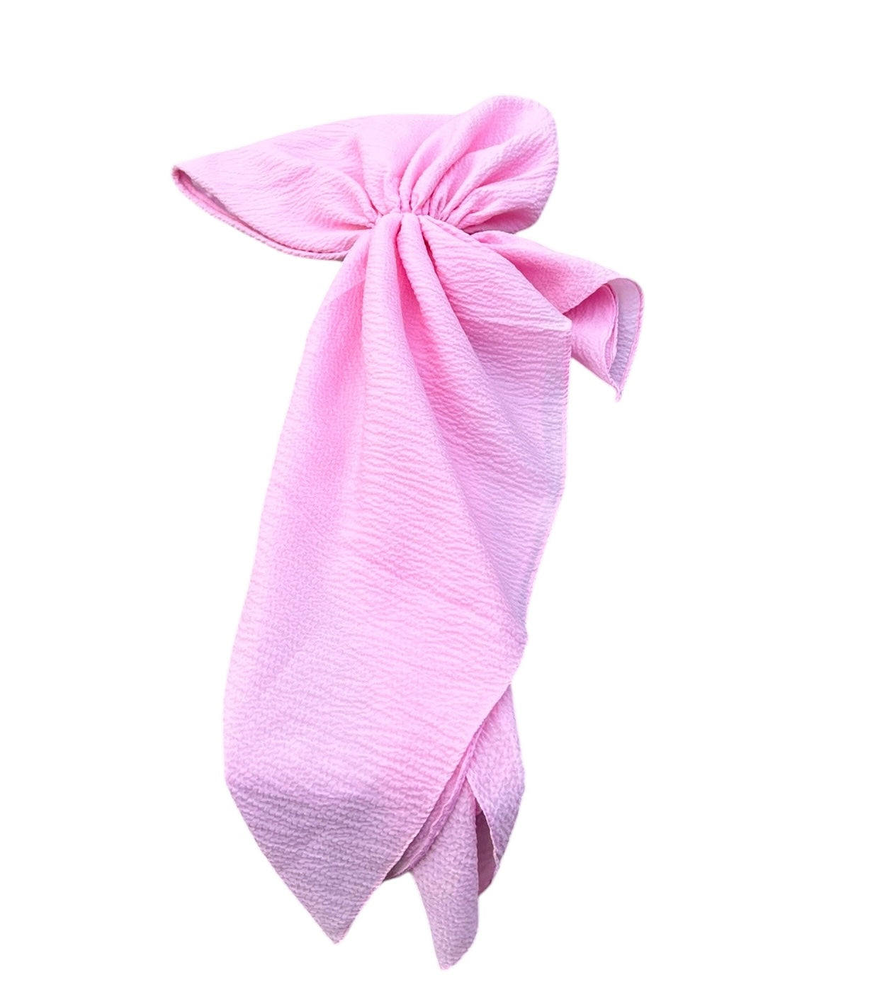 Textured Crepe Pre-ties with Velvet Grips
