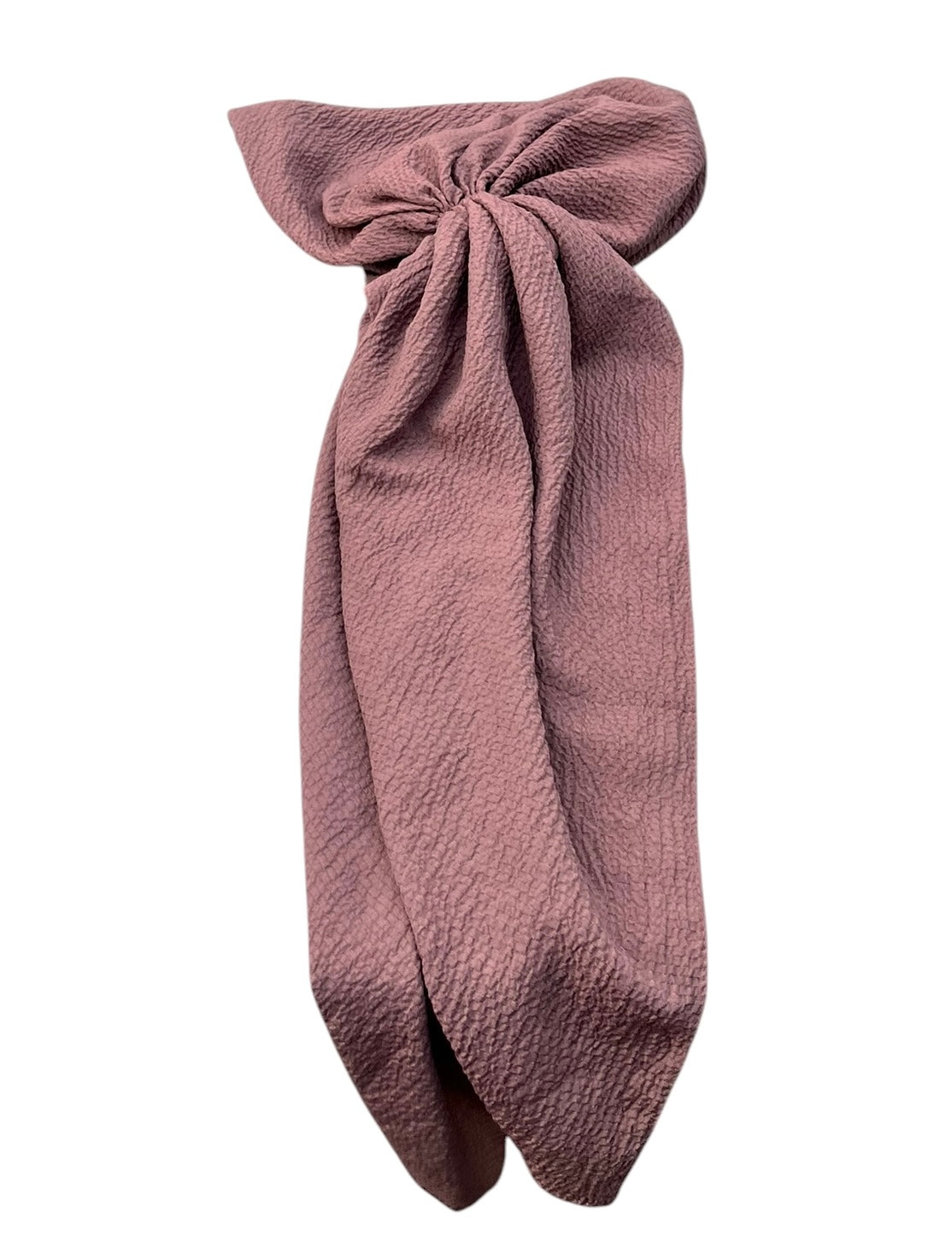 Textured Crepe Pre-ties with Velvet Grips