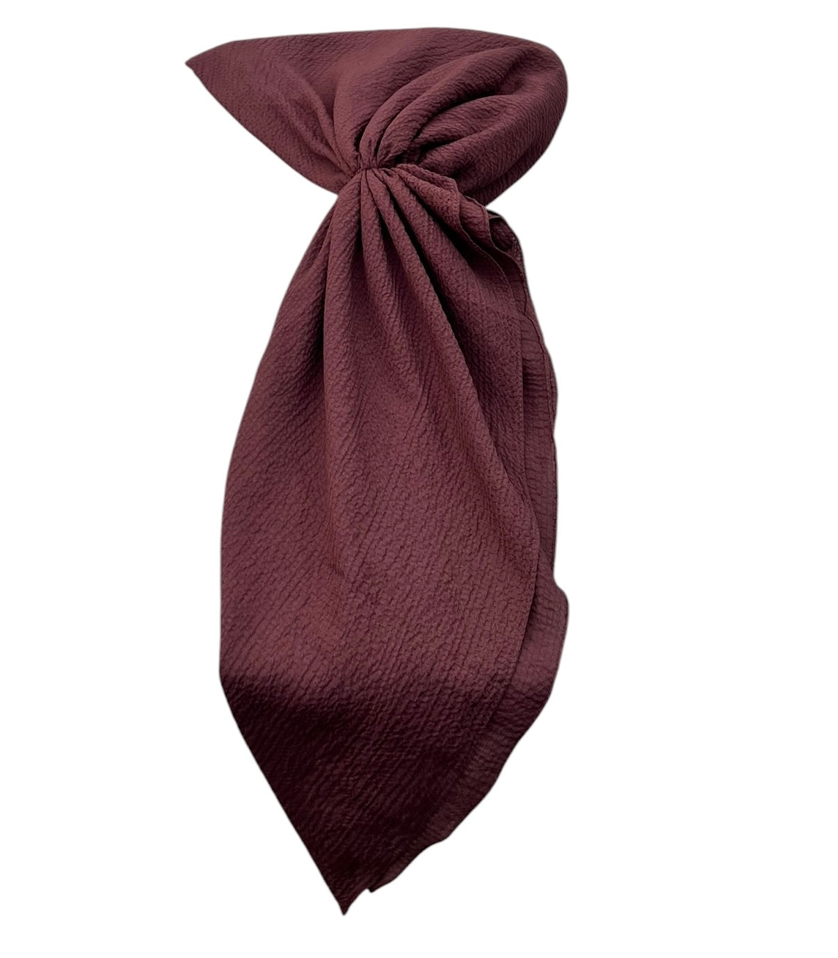 Textured Crepe Pre-ties with Velvet Grips
