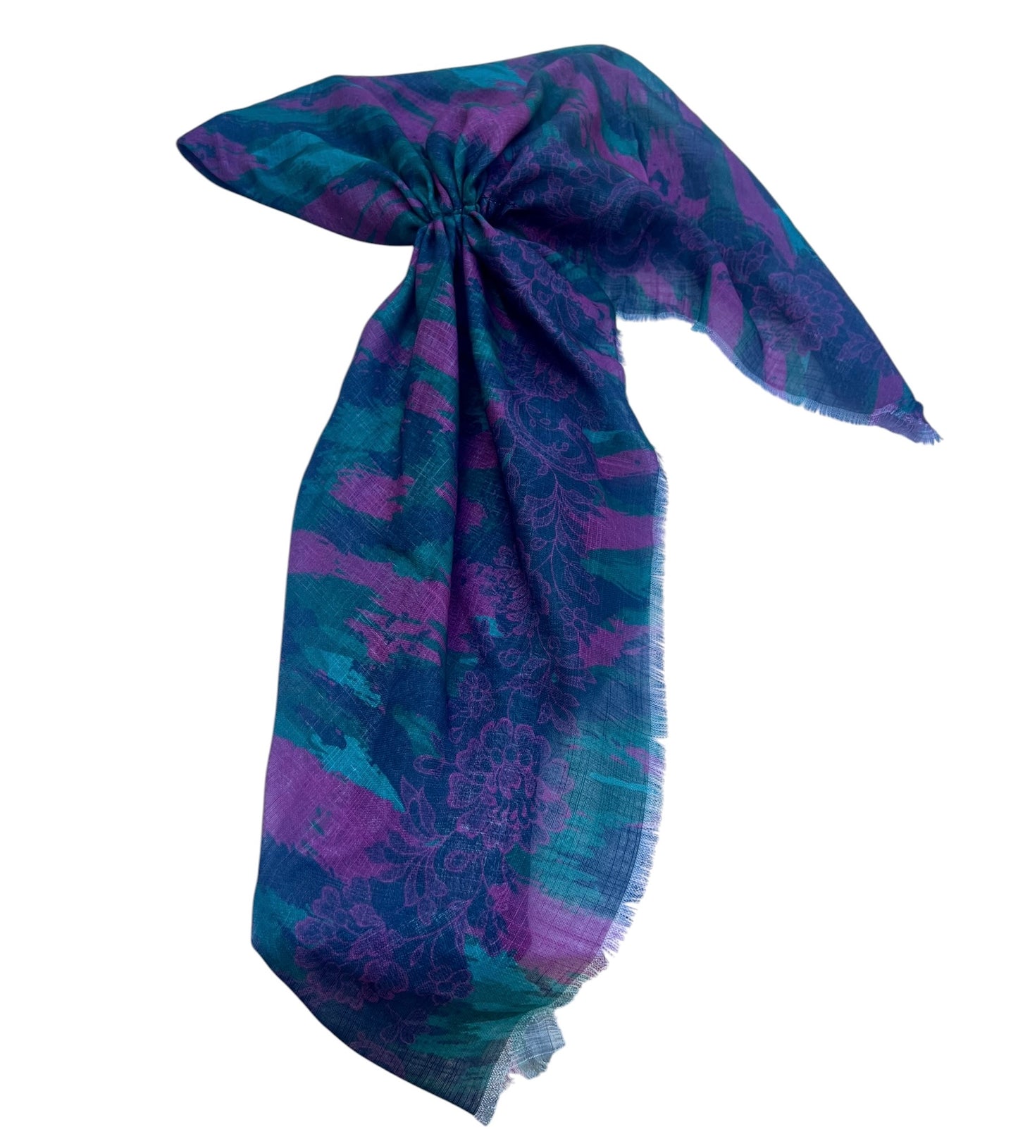 Open Back Patterned Pre-ties with Velvet Grip