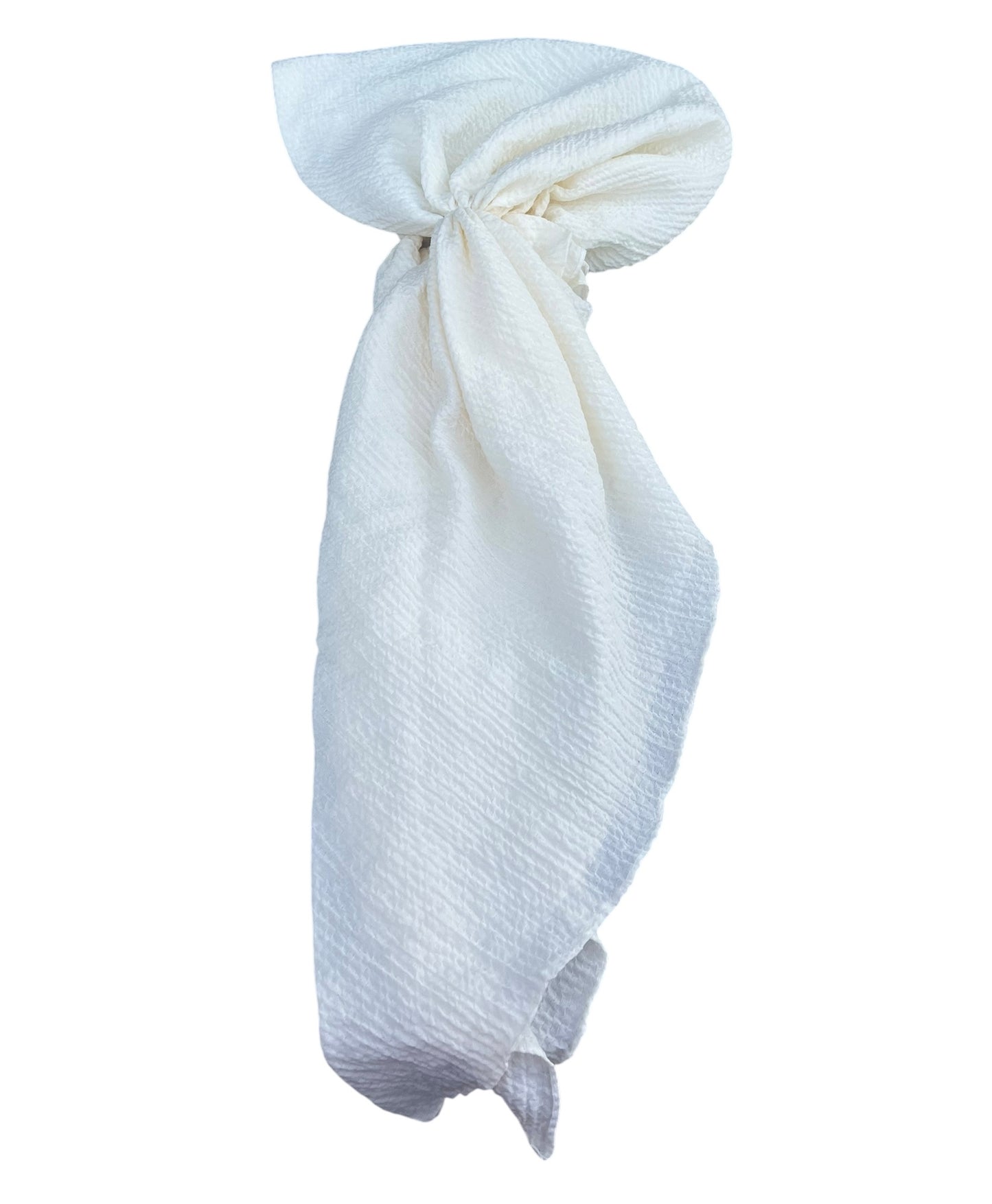 Textured Crepe Pre-ties with Velvet Grips