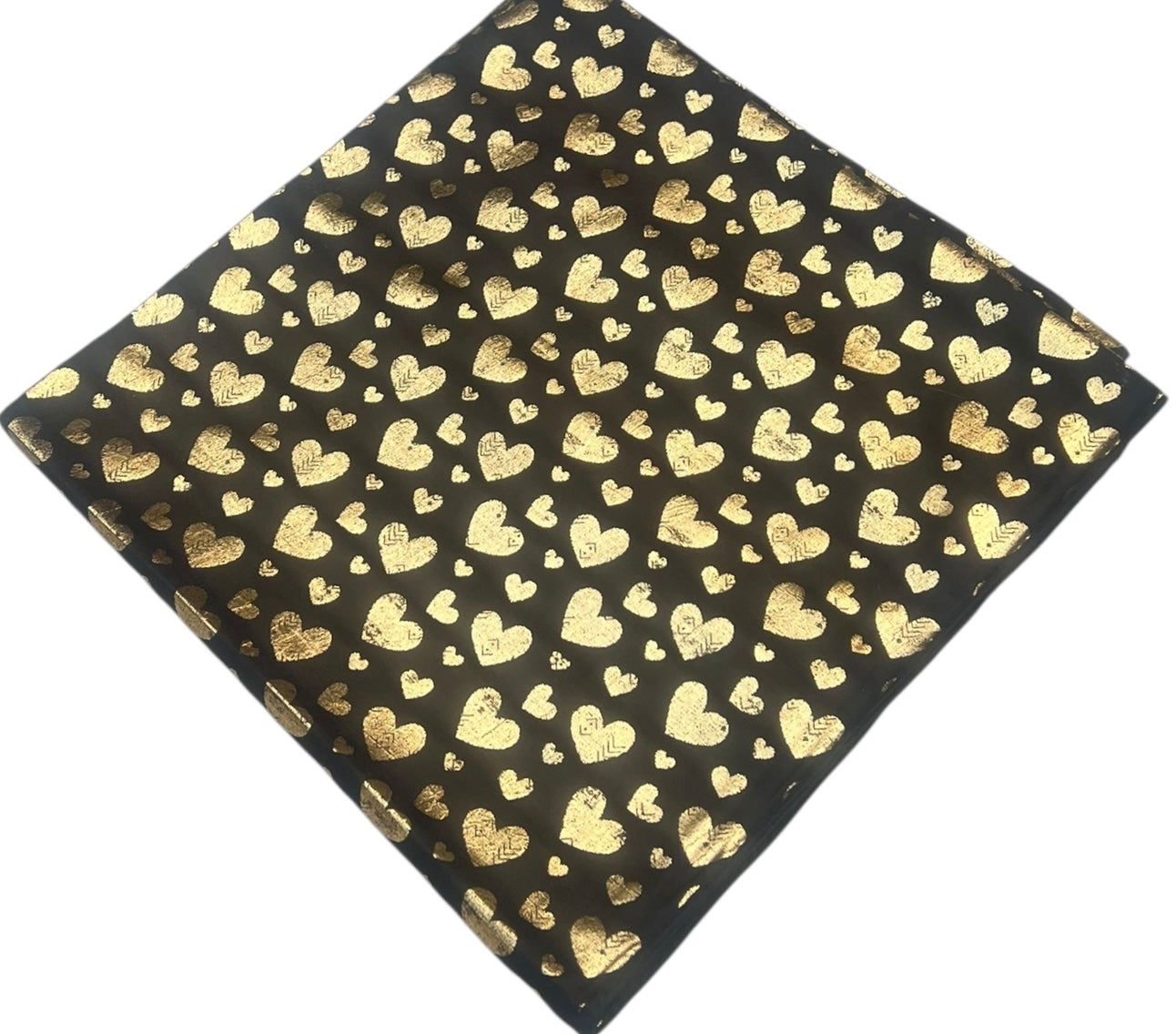 Lightweight Metallic Hearts Patterns