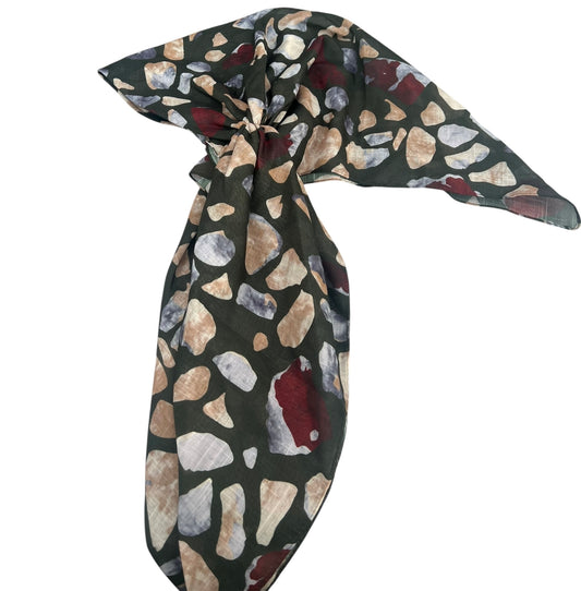 Open Back Patterned Pre-ties with Velvet Grip