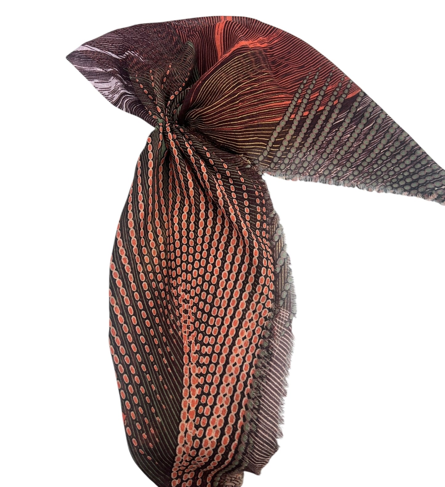 Open Back Patterned Pre-ties with Velvet Grips