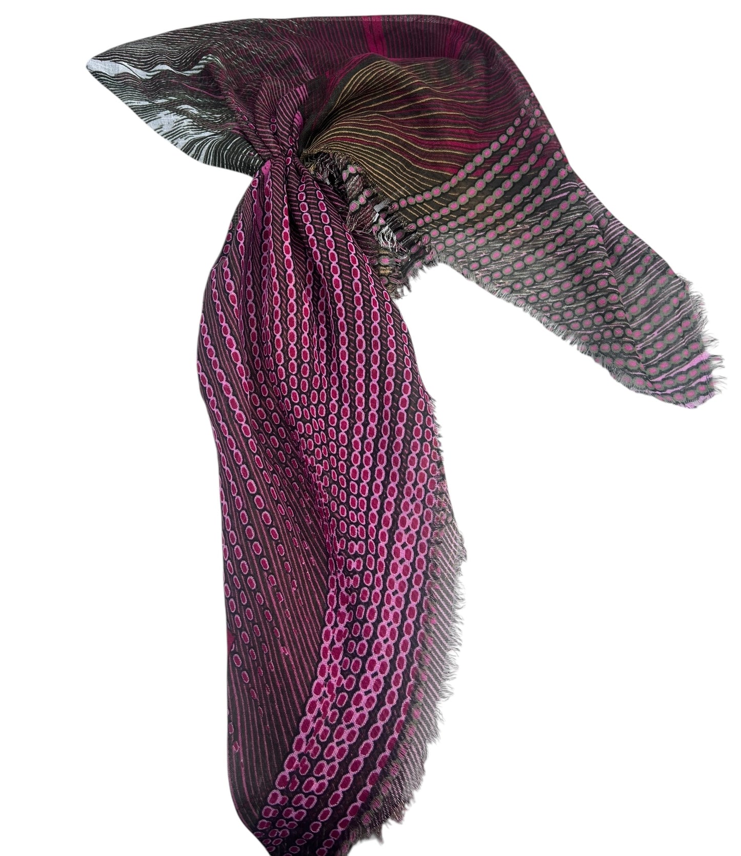 Open Back Patterned Pre-ties with Velvet Grips